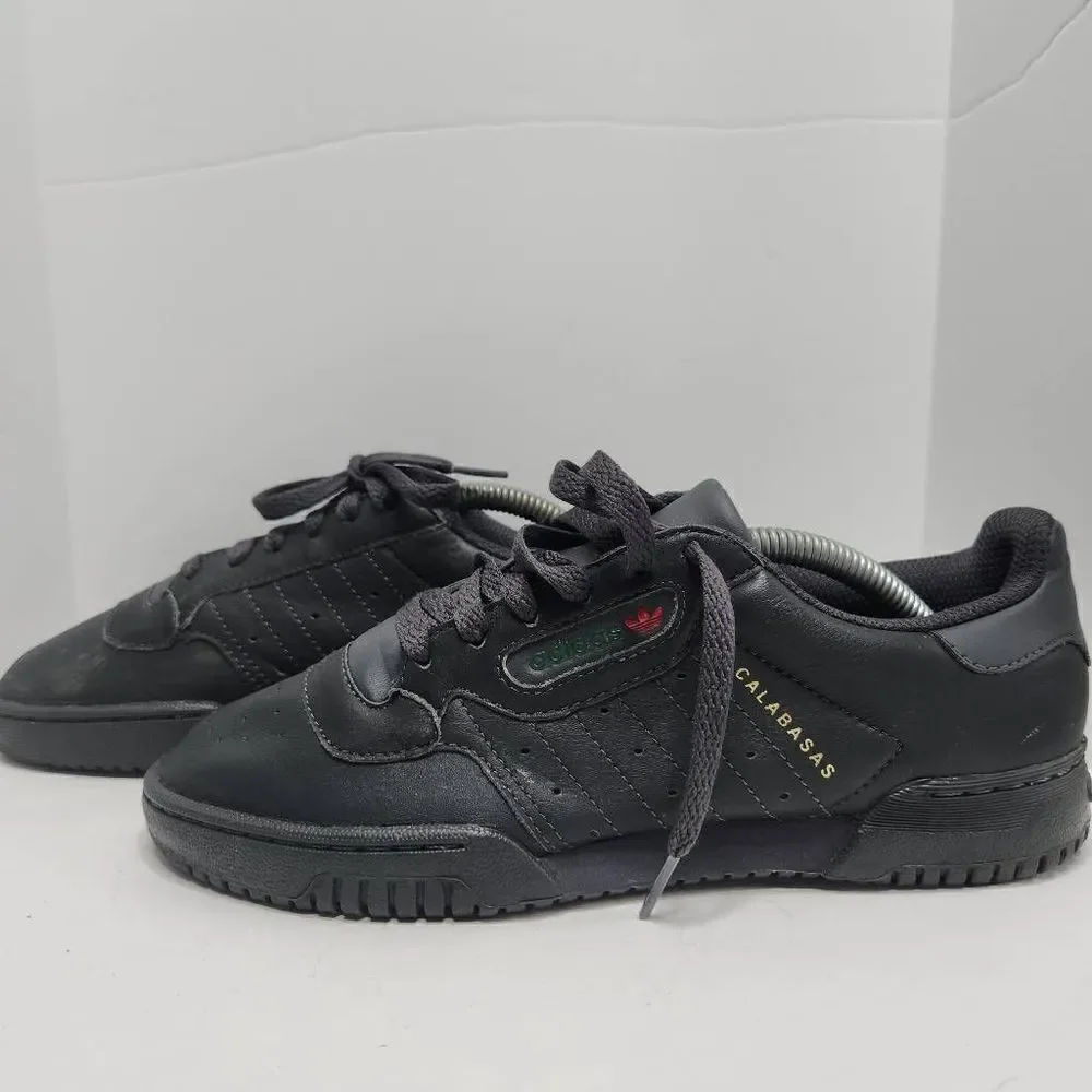 Adidas Yeezy Powerphase Calabasas Core Black Mens Size 6 CG6420 Sneaker Shoes